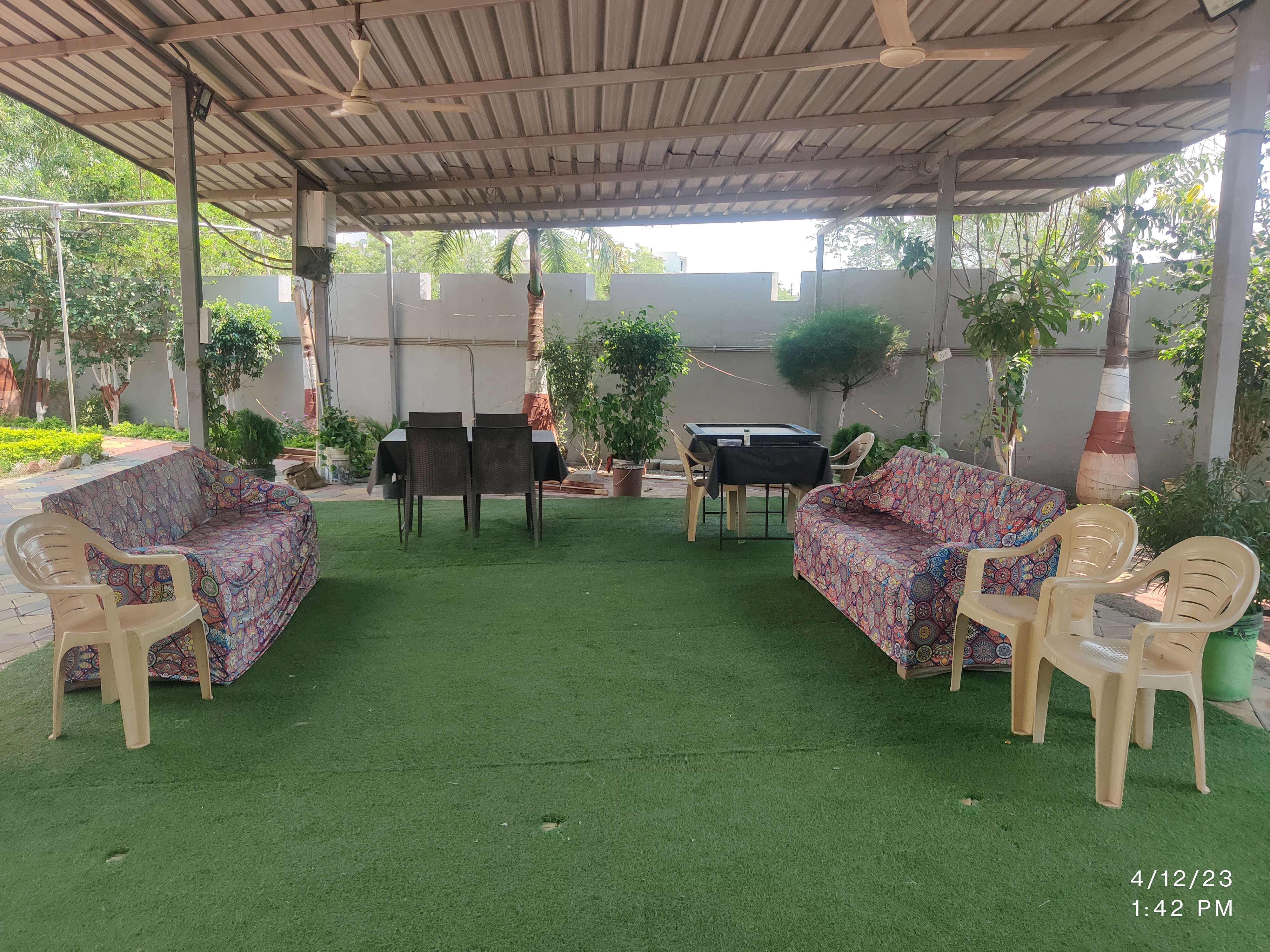 Photo of SDG Girls Hostel waiting area with chairs