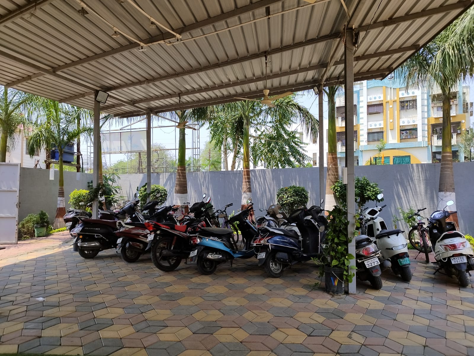Photo of SDG Girls Hostel covered parking area