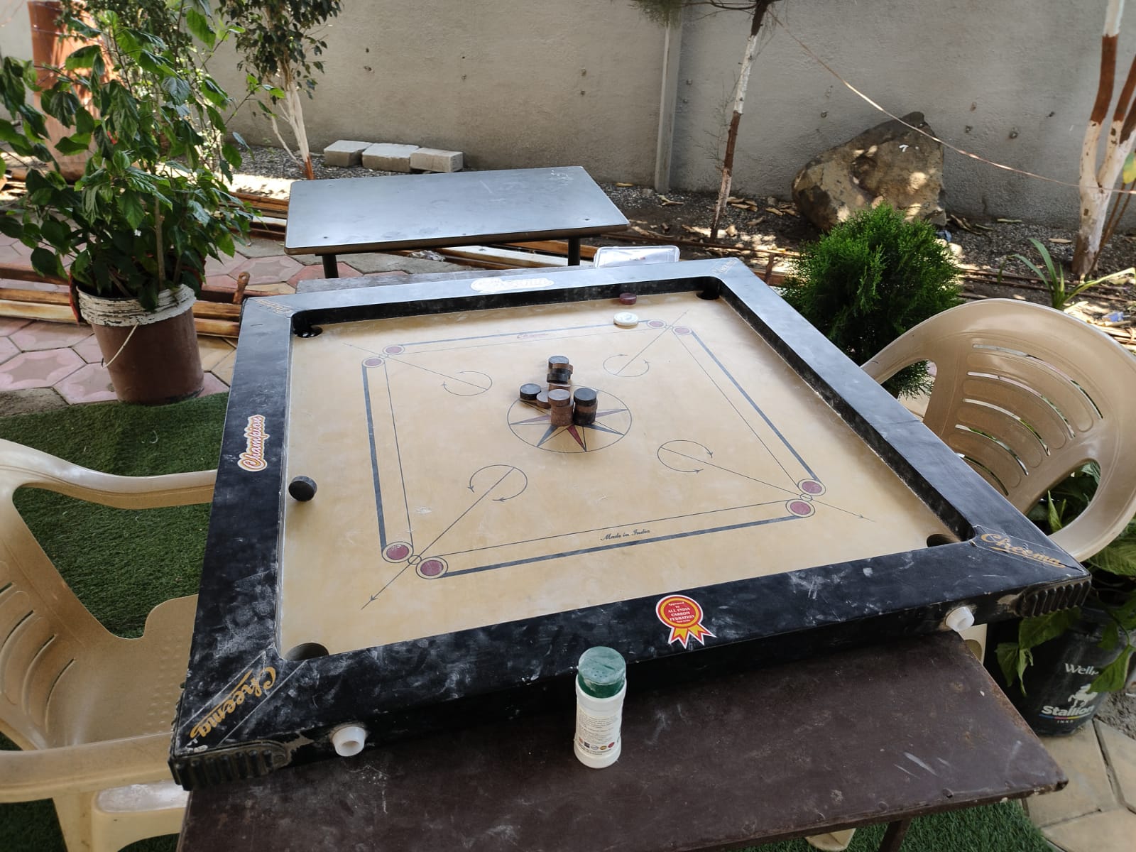 Photo of SDG Girls Hostel carrom board gaming area