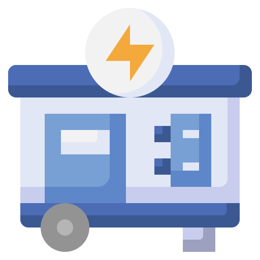 Illustration of generator for hostel power backup